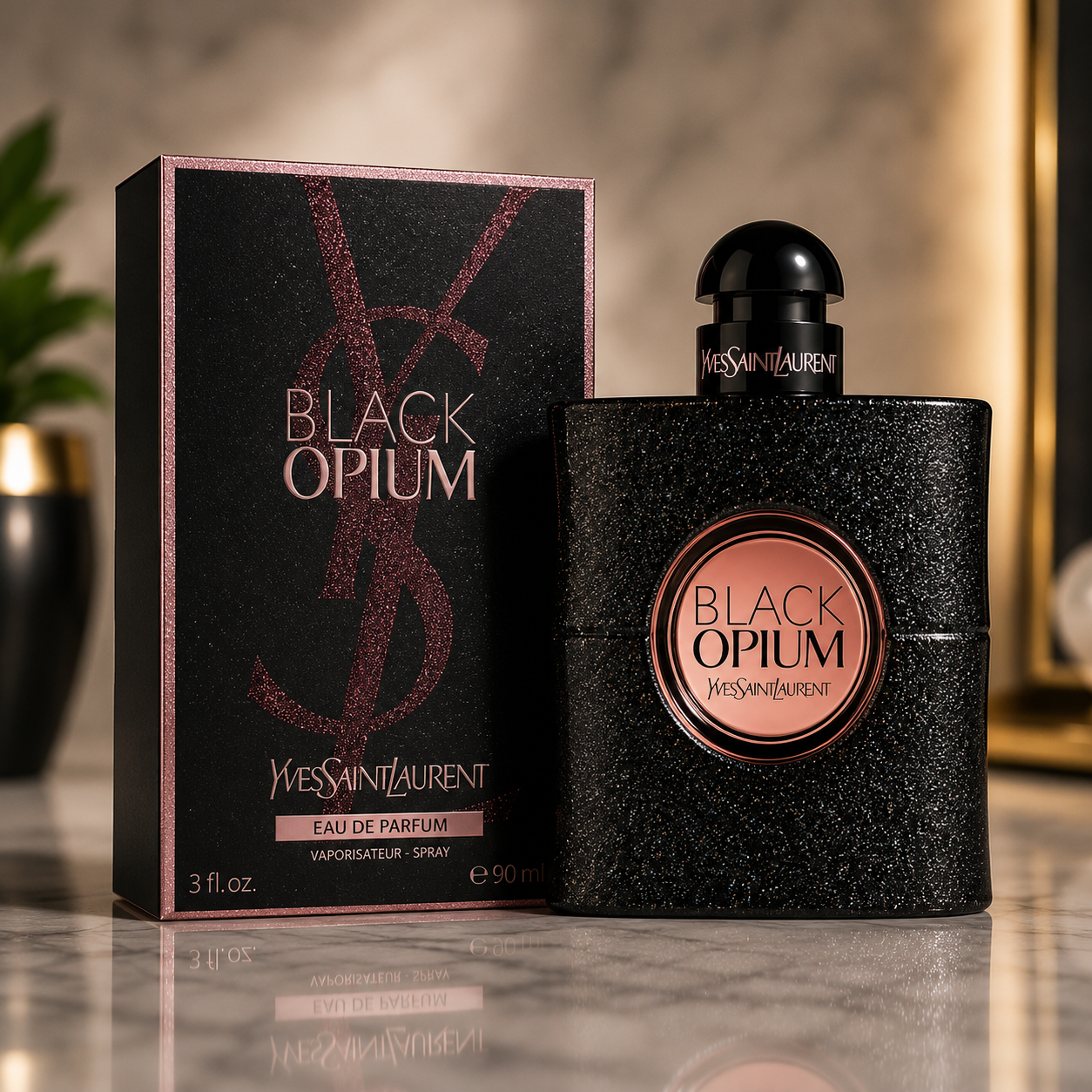 Yves Saint Laurent Black Opium Eau  de Parfum- 90ml / 3.0fl oz